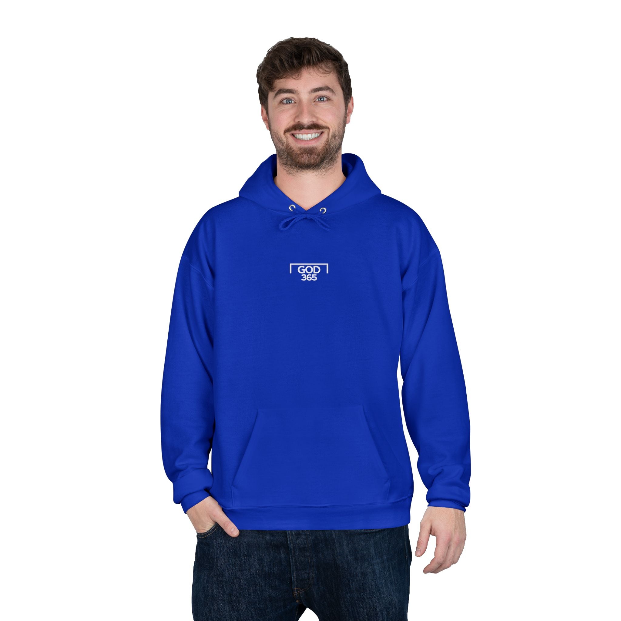 GOD 365 Hoodie | All Day 365 Cross Back Graphic Hoodie