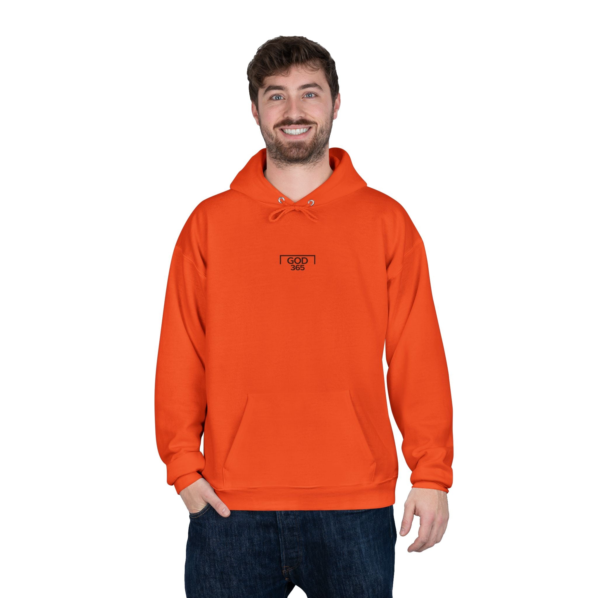 GOD 365 Hoodie | All Day 365 Cross Back Graphic Hoodie