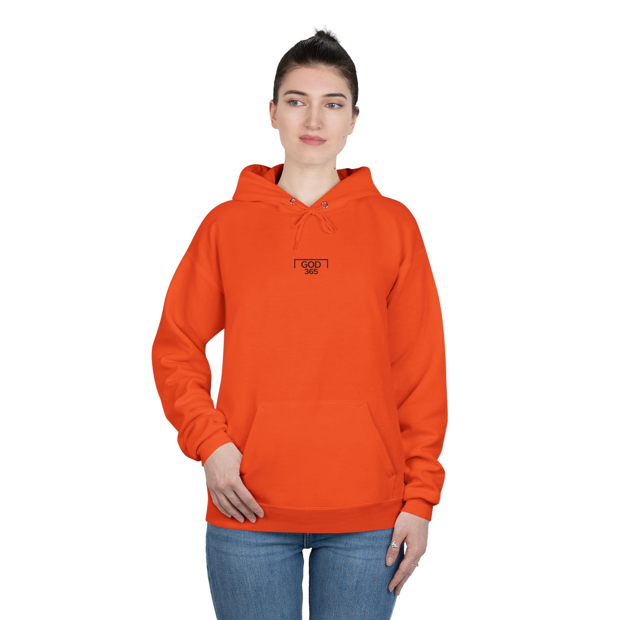 GOD 365 Hoodie | All Day 365 Cross Back Graphic Hoodie