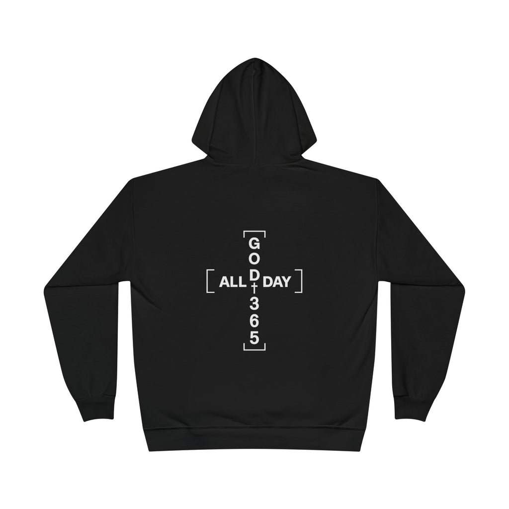 GOD 365 Hoodie | All Day 365 Cross Back Graphic Hoodie