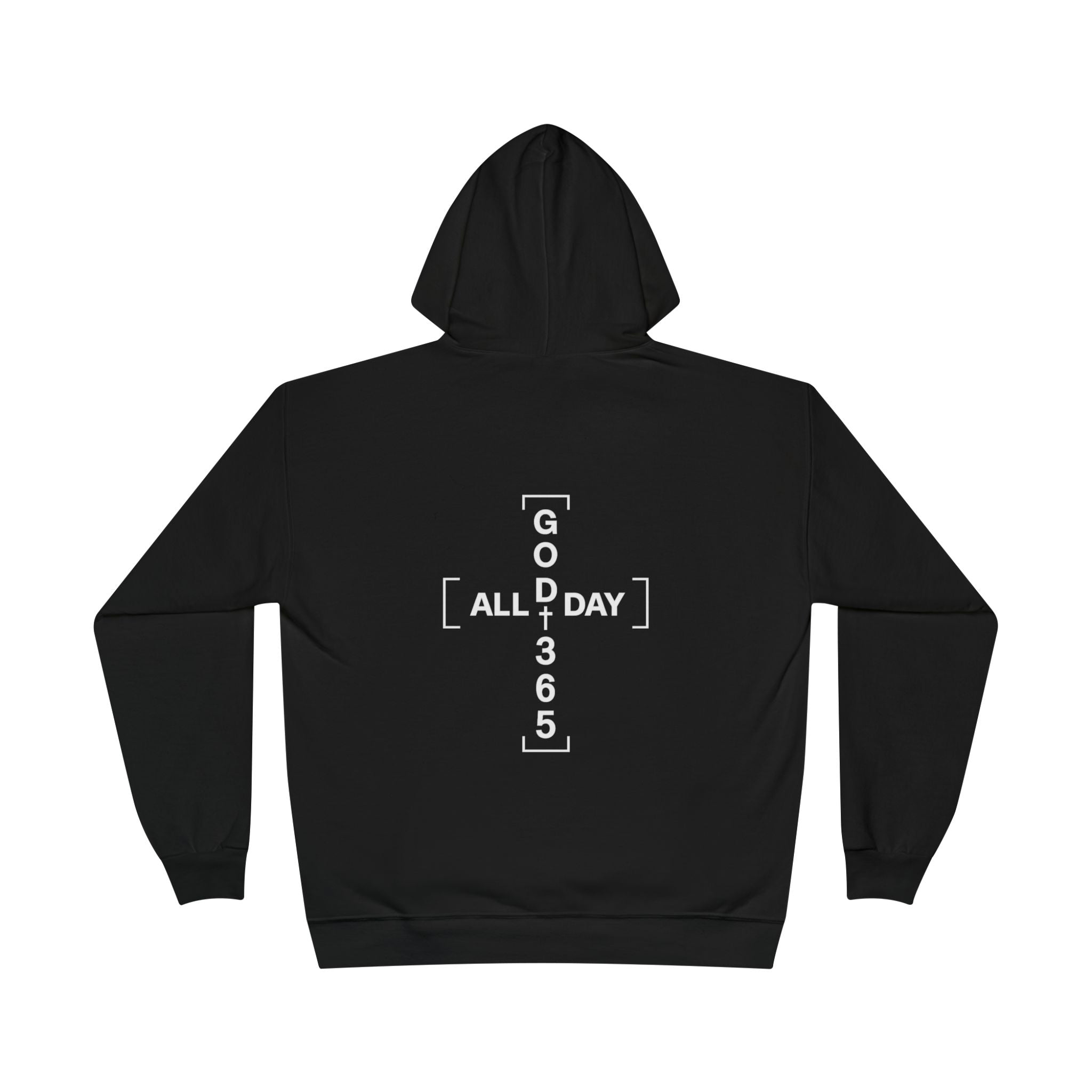 GOD 365 Hoodie | All Day 365 Cross Back Graphic Hoodie
