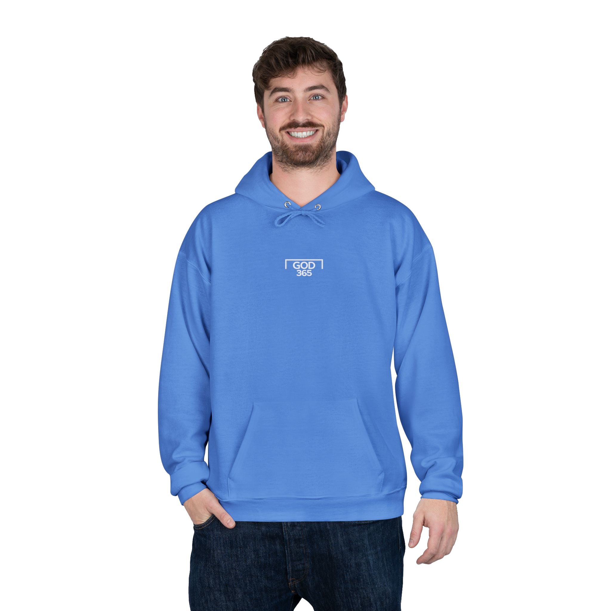 GOD 365 Hoodie | All Day 365 Cross Back Graphic Hoodie