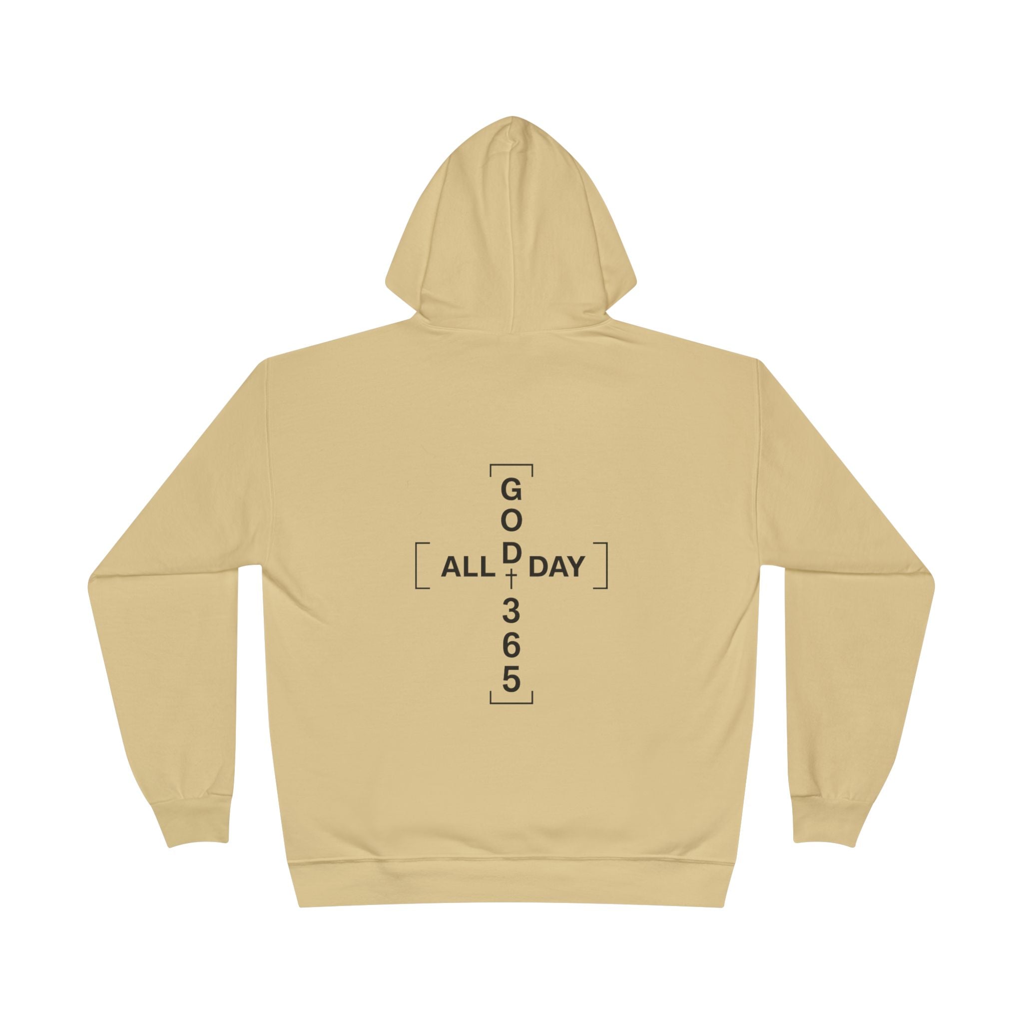 GOD 365 Hoodie | All Day 365 Cross Back Graphic Hoodie
