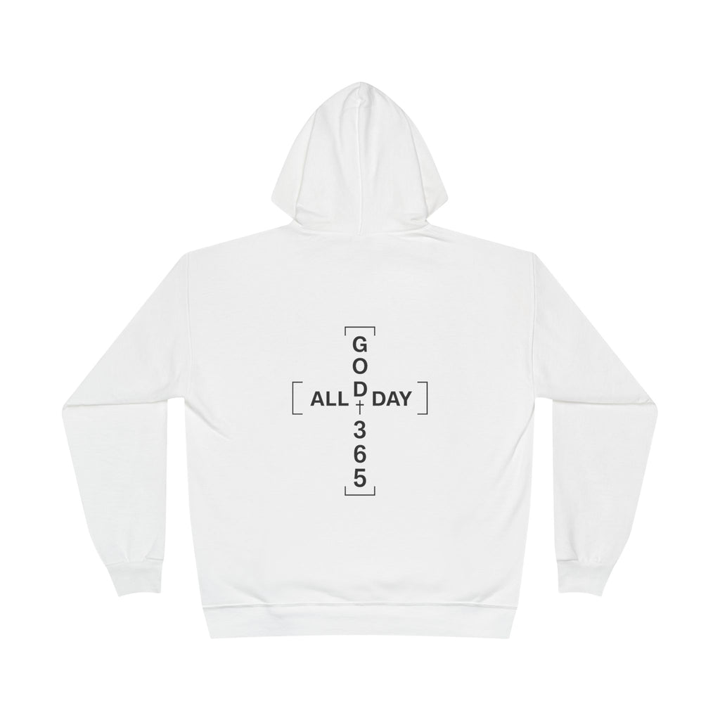 GOD 365 Hoodie | All Day 365 Cross Back Graphic Hoodie
