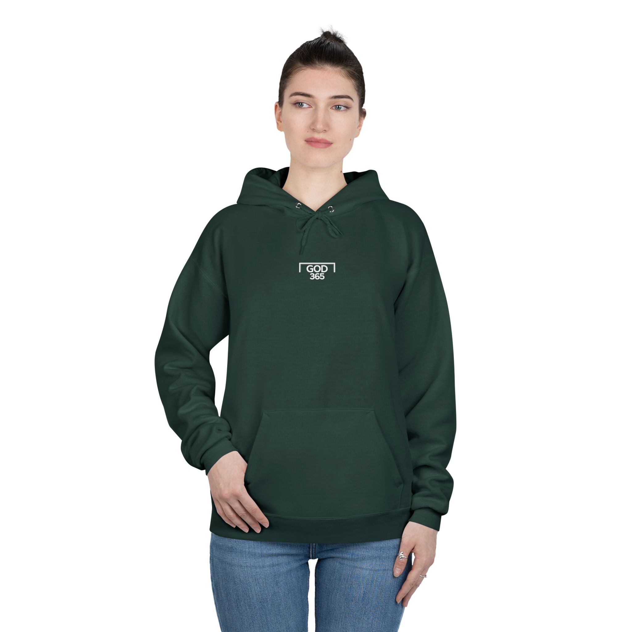GOD 365 Hoodie | All Day 365 Cross Back Graphic Hoodie