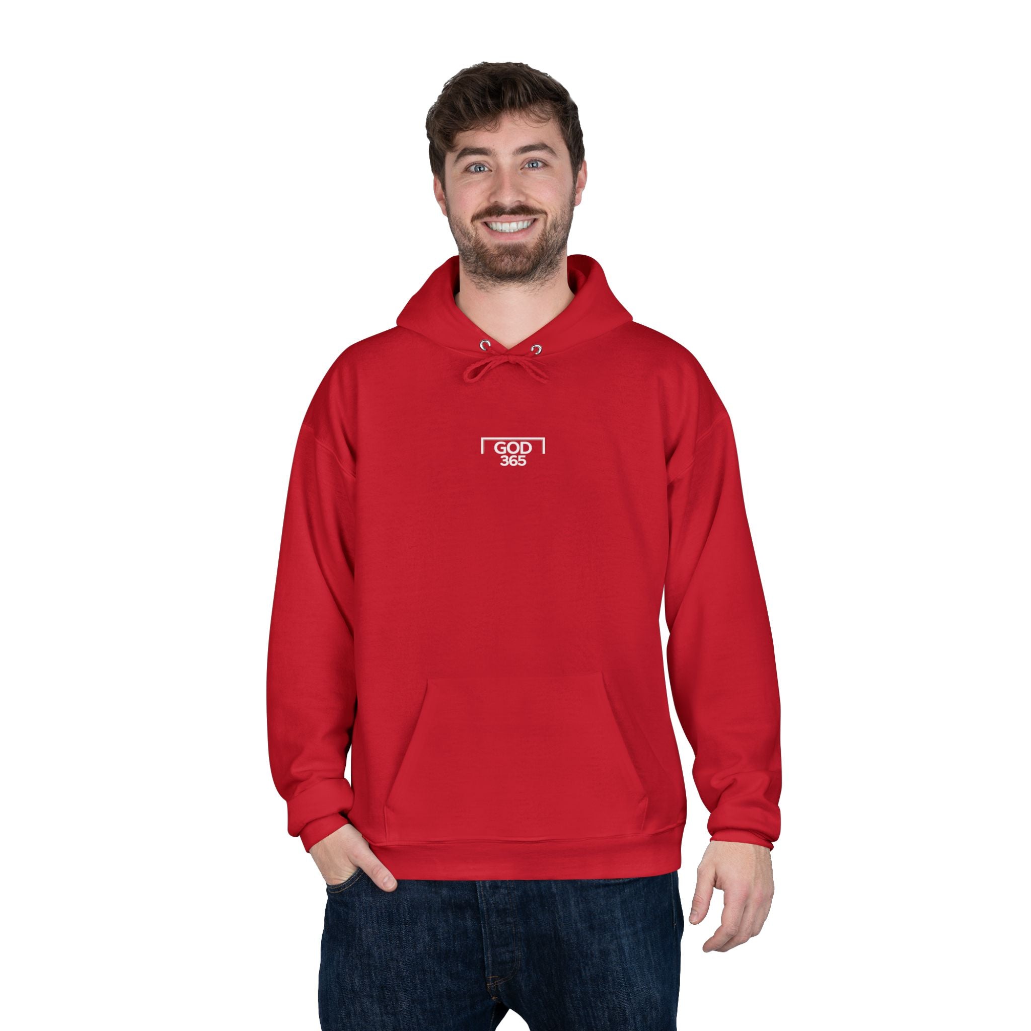 GOD 365 Hoodie | All Day 365 Cross Back Graphic Hoodie