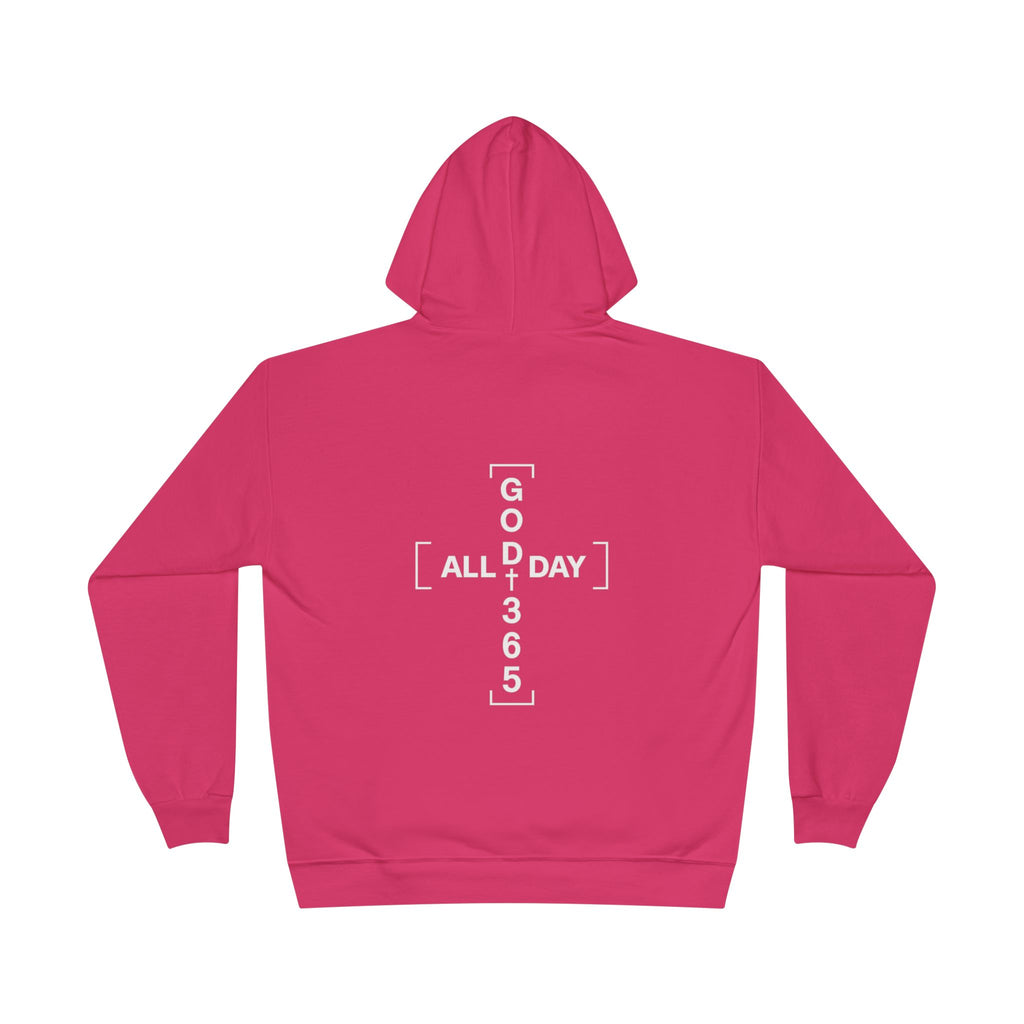 GOD 365 Hoodie | All Day 365 Cross Back Graphic Hoodie