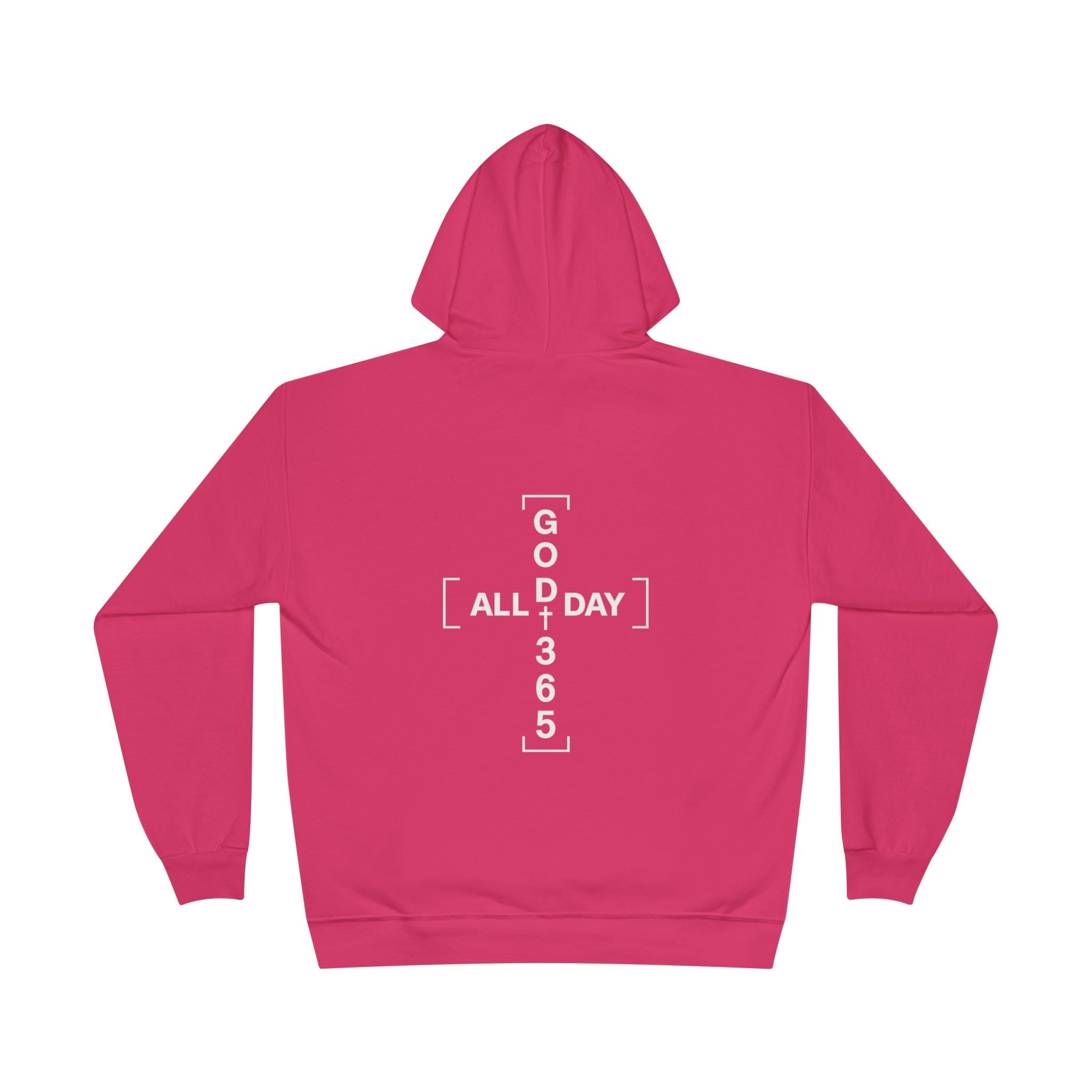 GOD 365 Hoodie | All Day 365 Cross Back Graphic Hoodie