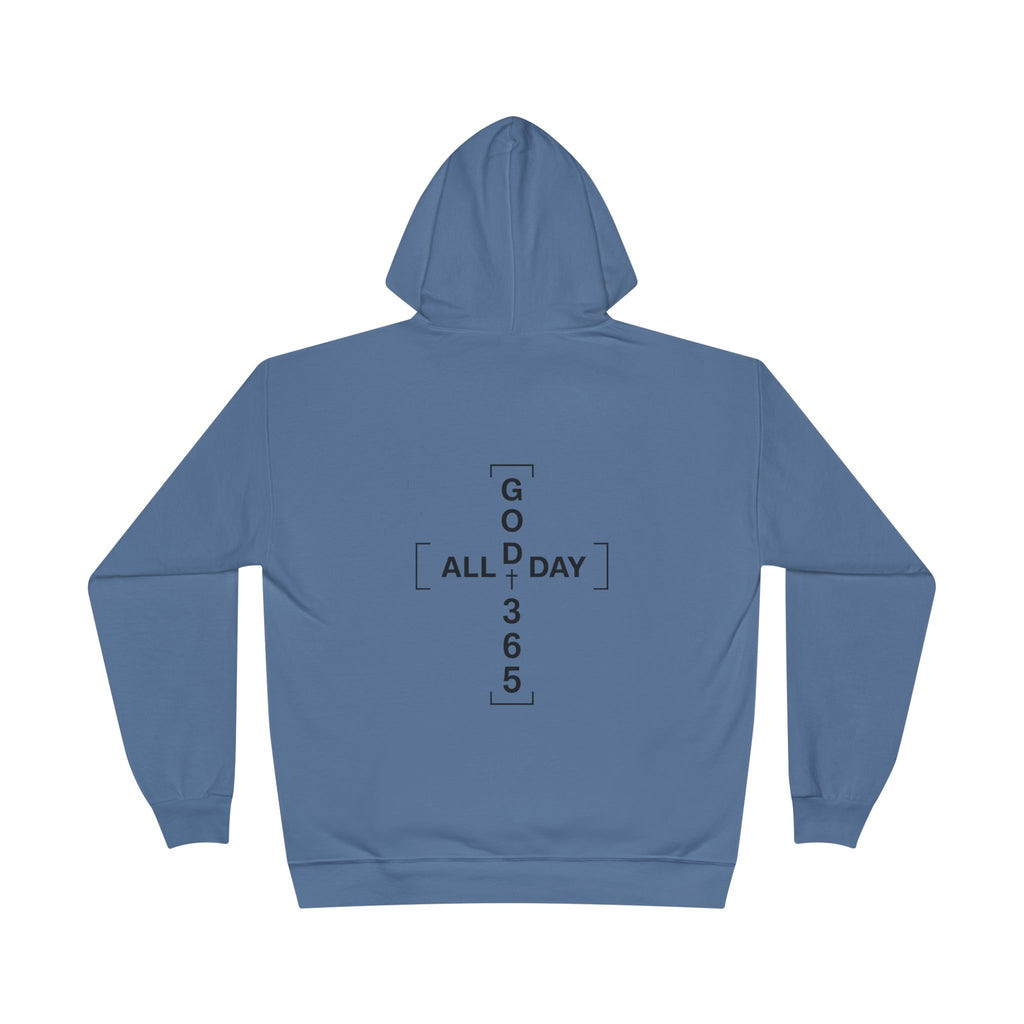 GOD 365 Hoodie | All Day 365 Cross Back Graphic Hoodie