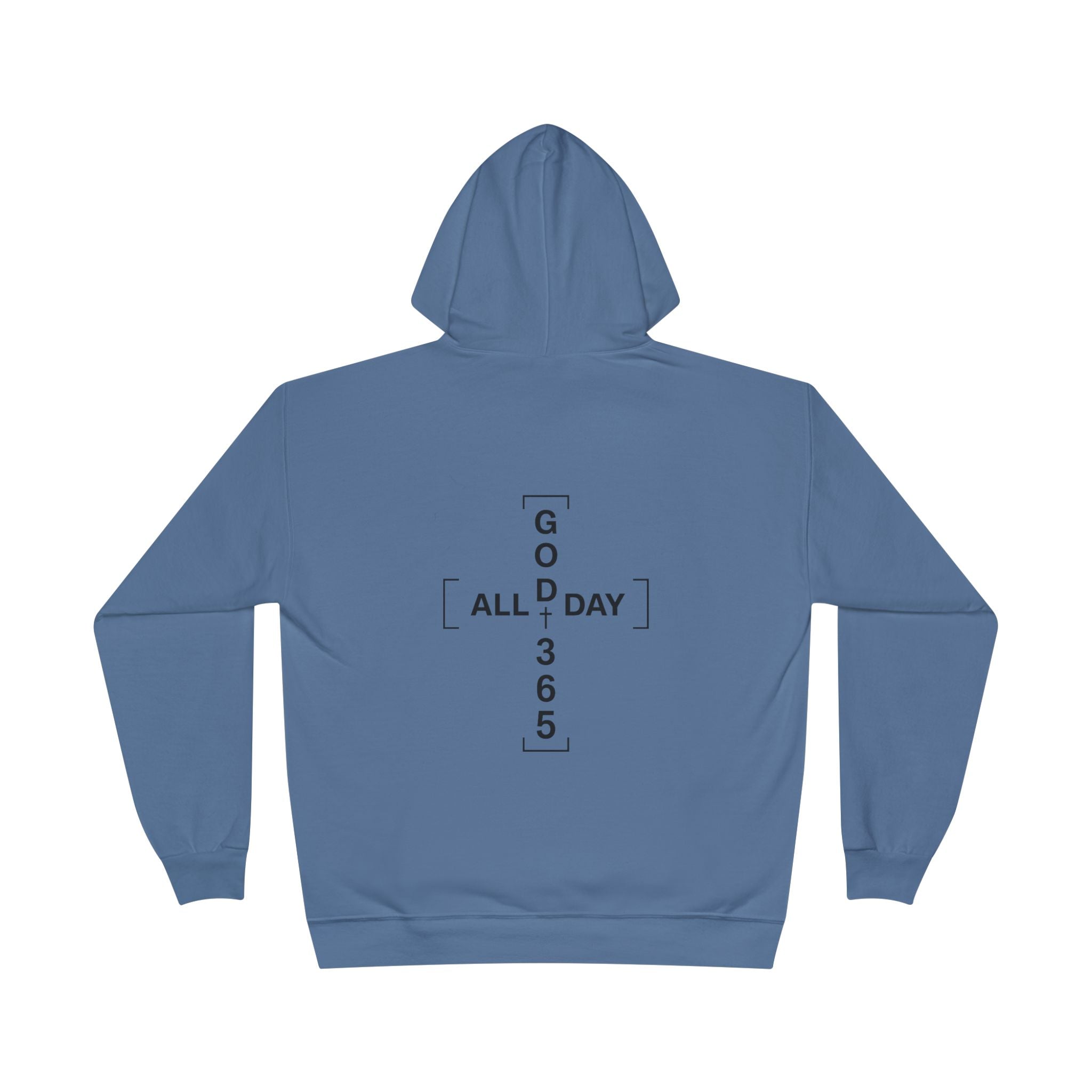 GOD 365 Hoodie | All Day 365 Cross Back Graphic Hoodie