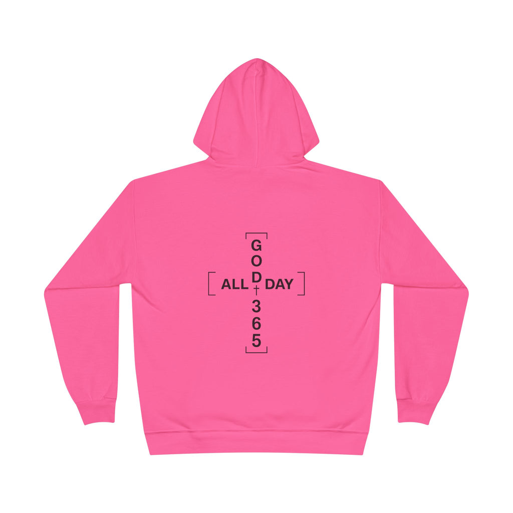 GOD 365 Hoodie | All Day 365 Cross Back Graphic Hoodie
