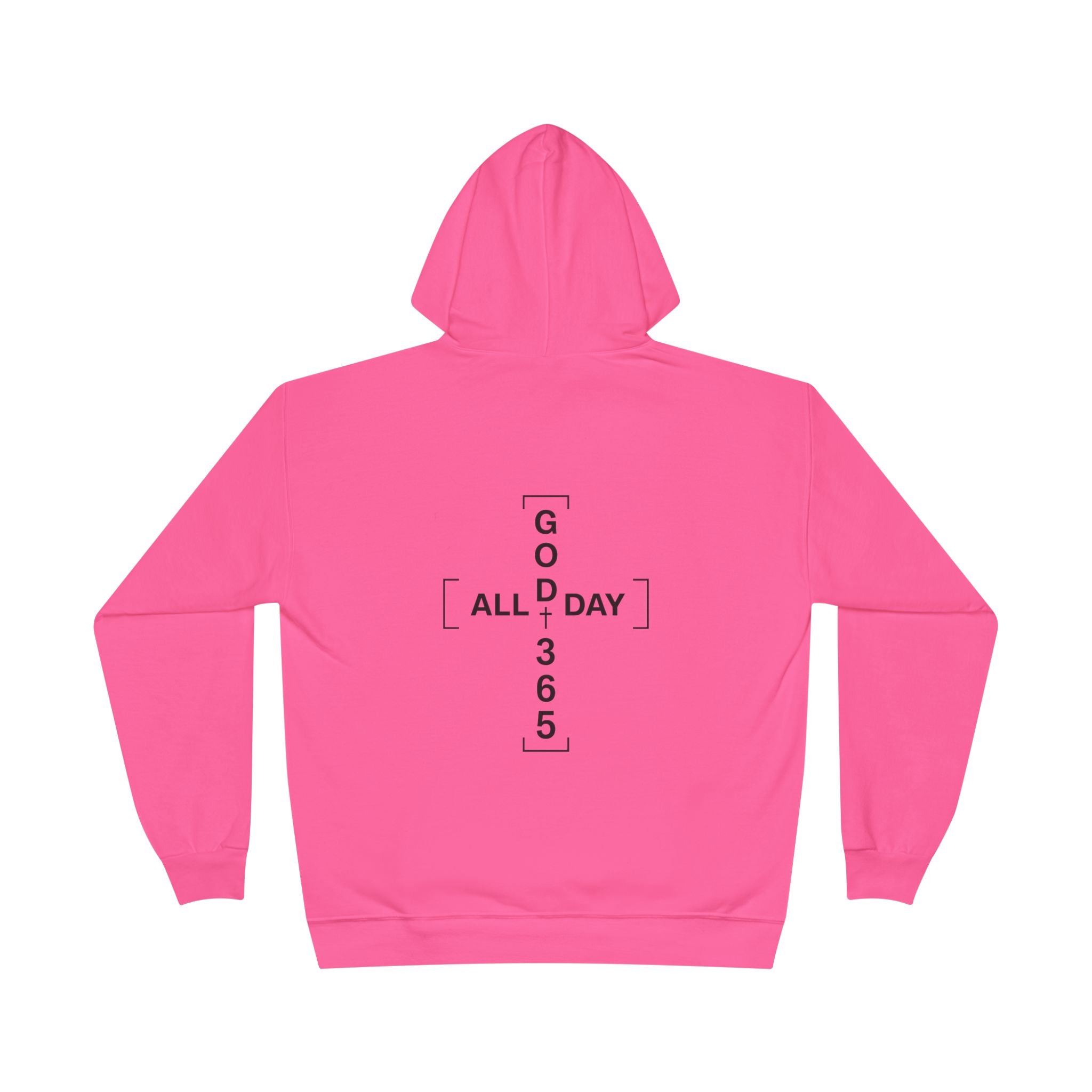 GOD 365 Hoodie | All Day 365 Cross Back Graphic Hoodie