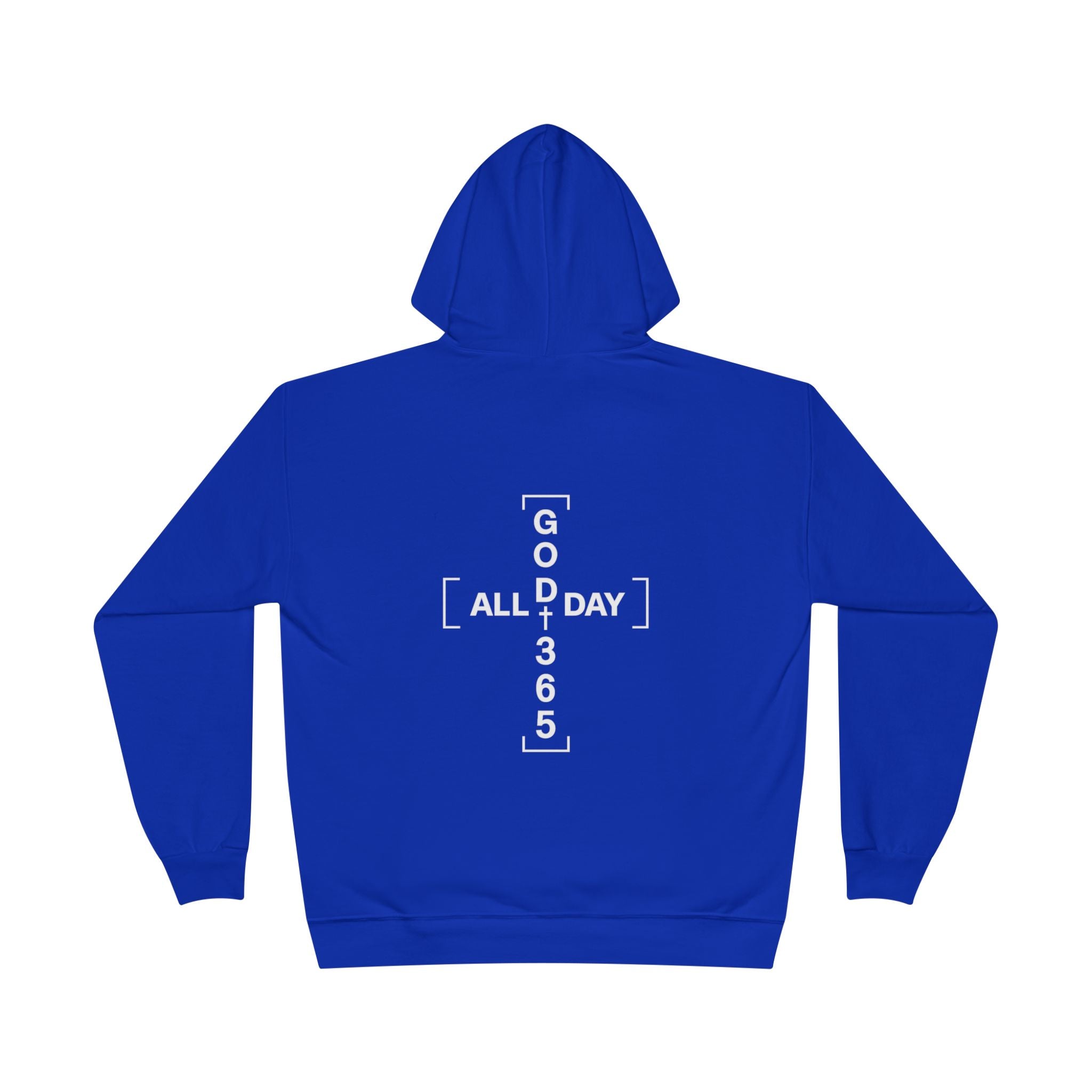 GOD 365 Hoodie | All Day 365 Cross Back Graphic Hoodie