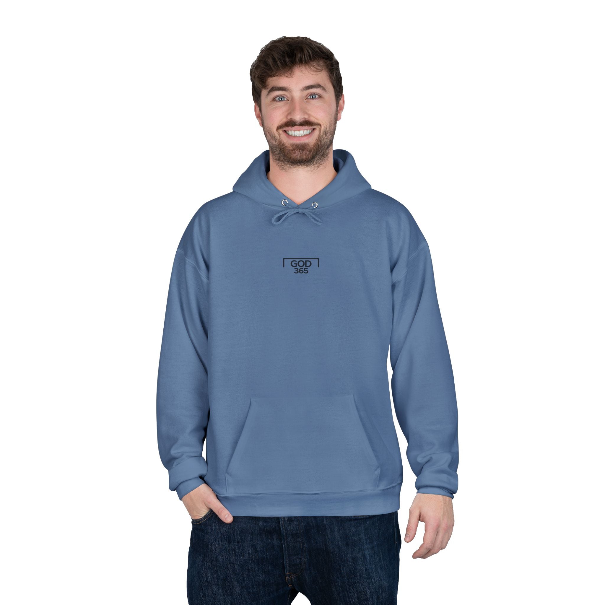 GOD 365 Hoodie | All Day 365 Cross Back Graphic Hoodie