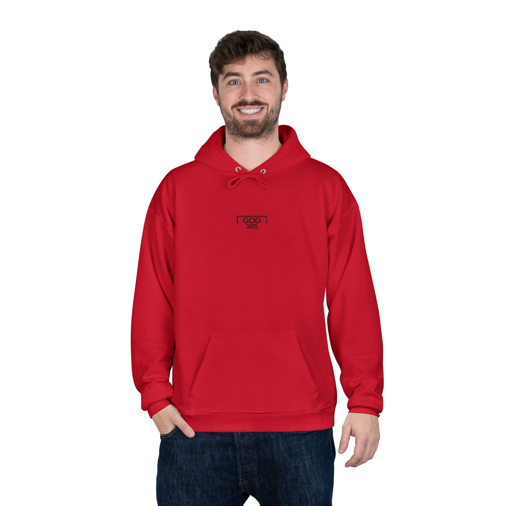 GOD 365 Hoodie | All Day 365 Cross Back Graphic Hoodie