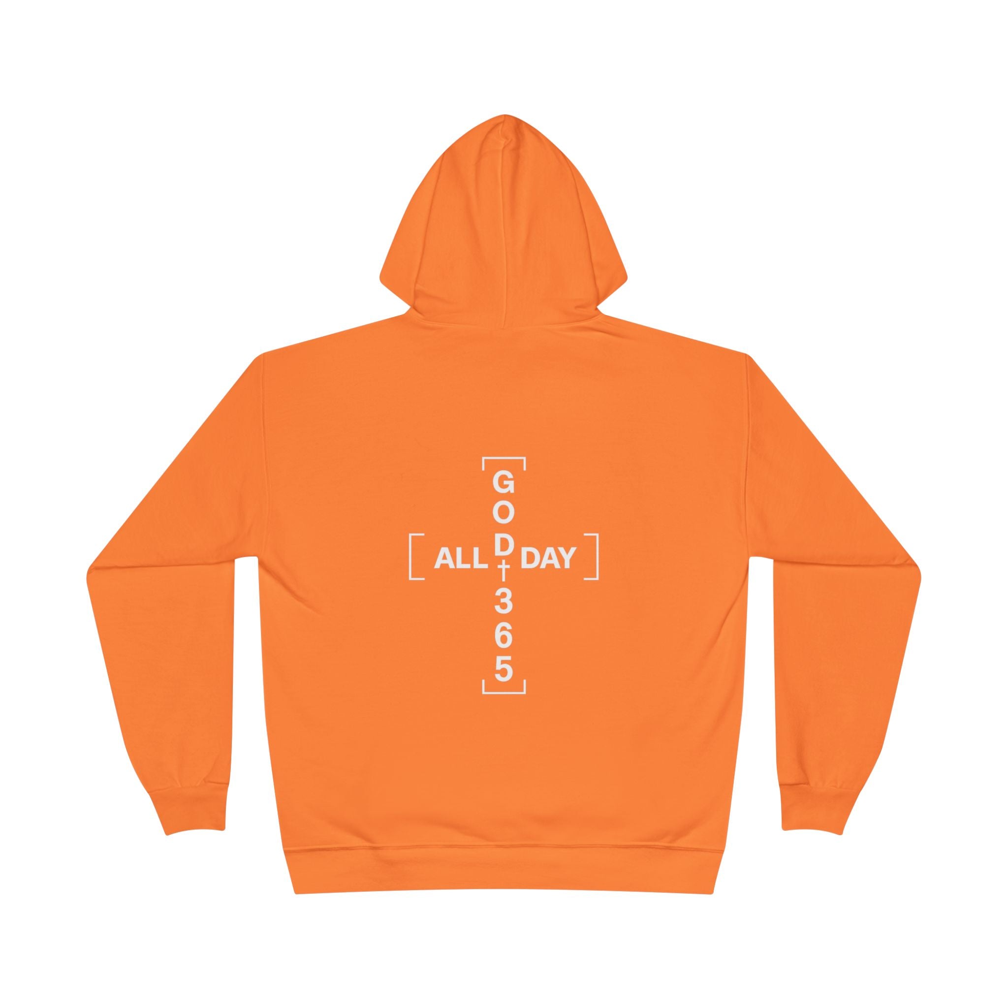 GOD 365 Hoodie | All Day 365 Cross Back Graphic Hoodie