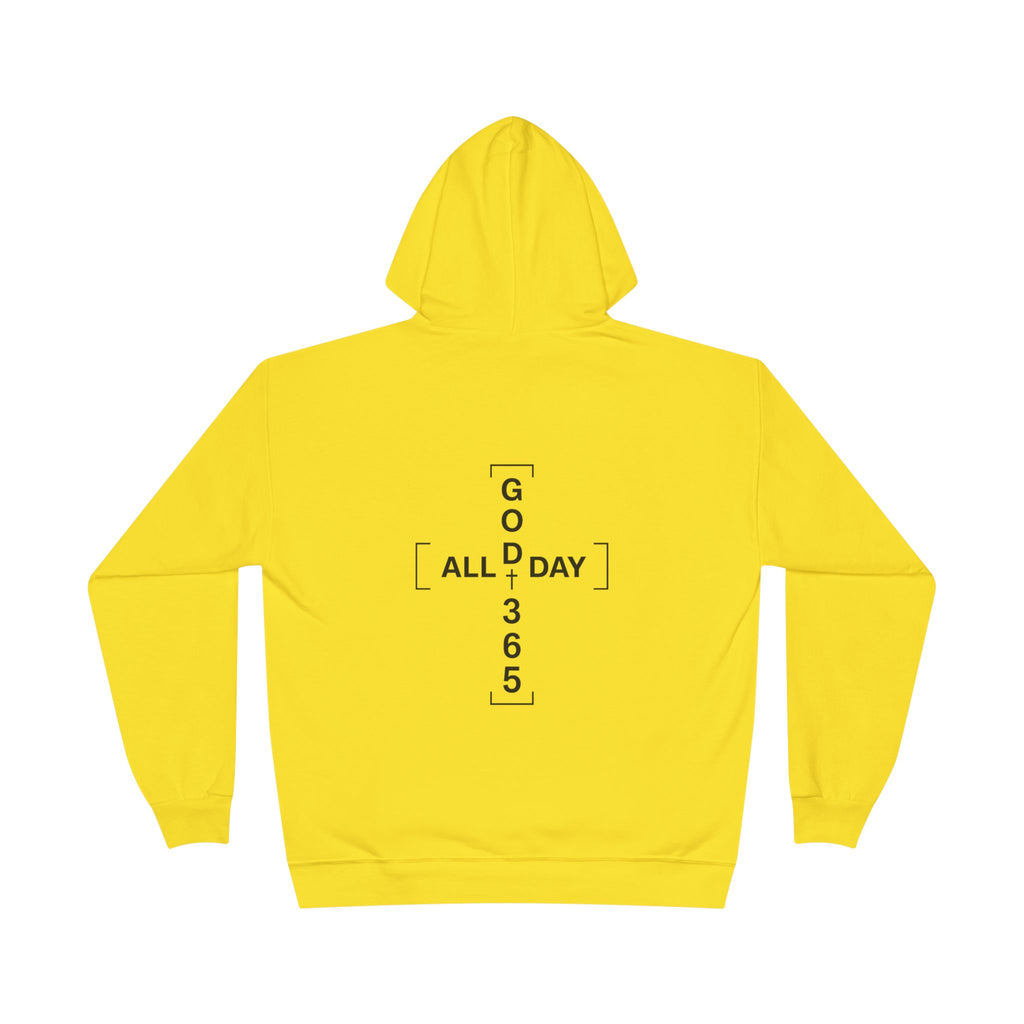 GOD 365 Hoodie | All Day 365 Cross Back Graphic Hoodie