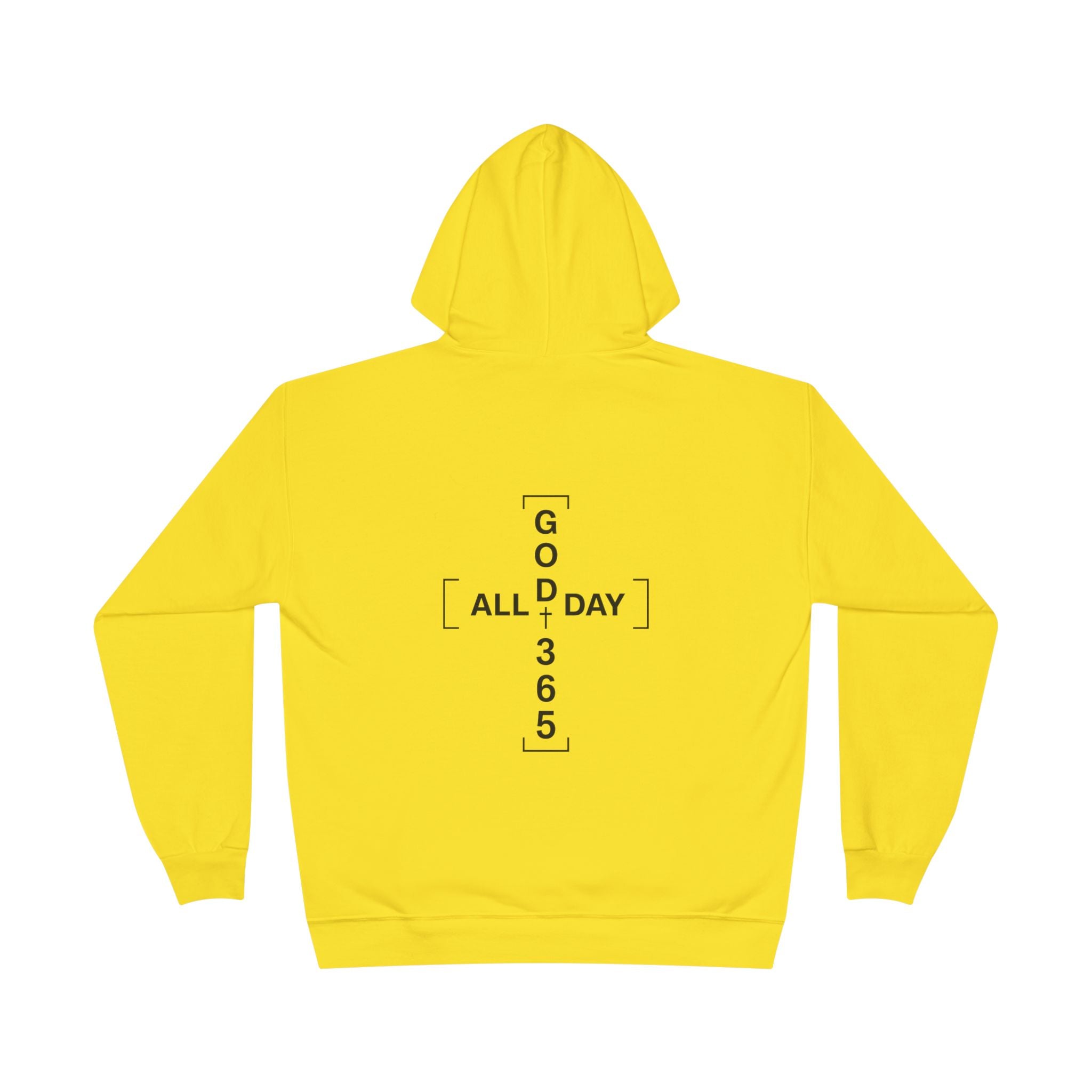 GOD 365 Hoodie | All Day 365 Cross Back Graphic Hoodie