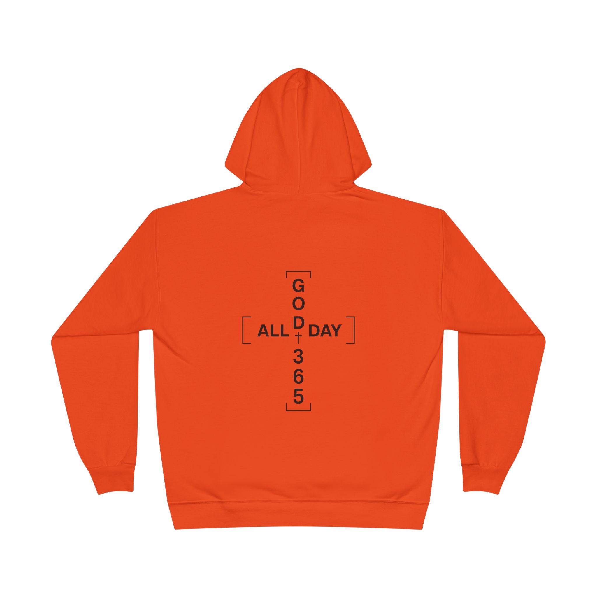 GOD 365 Hoodie | All Day 365 Cross Back Graphic Hoodie