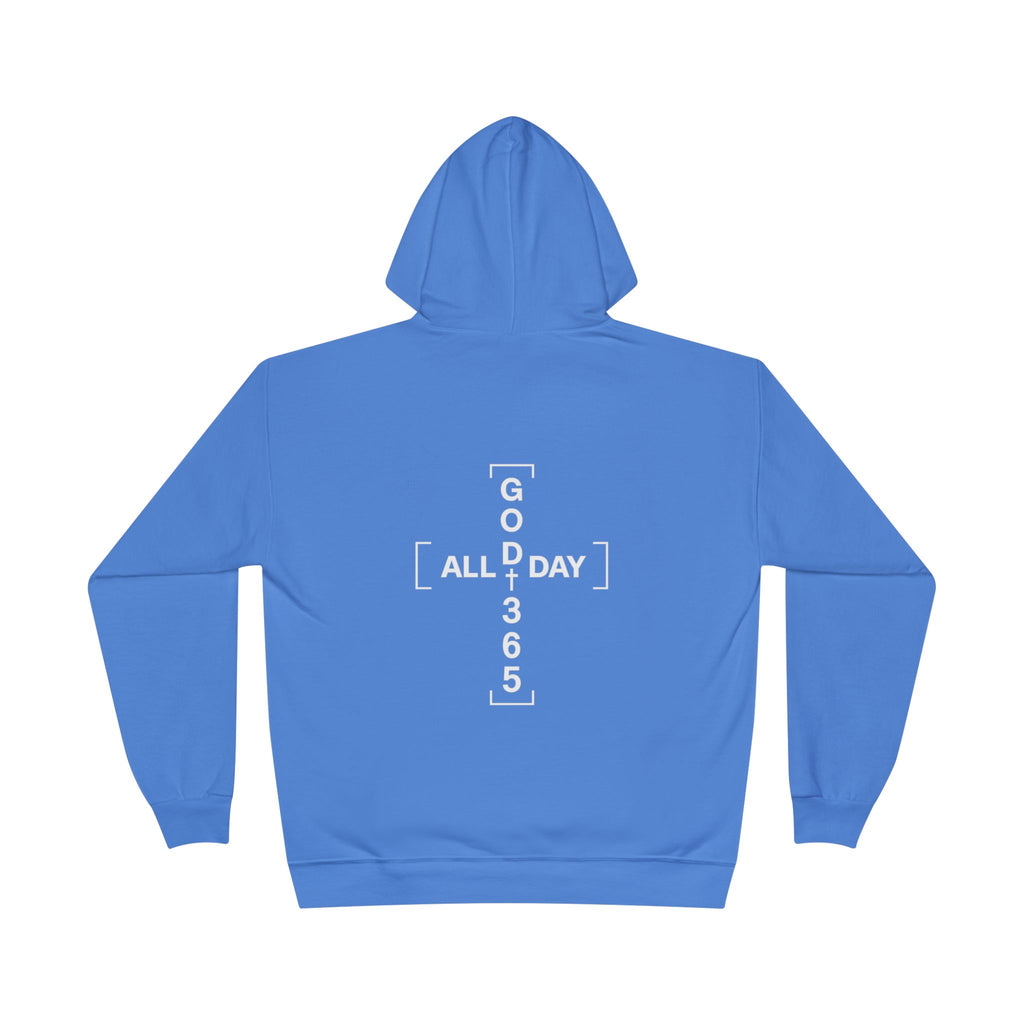 GOD 365 Hoodie | All Day 365 Cross Back Graphic Hoodie