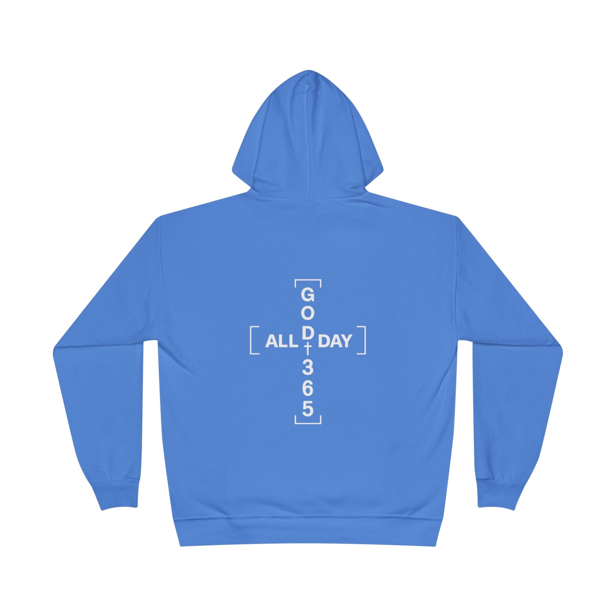 GOD 365 Hoodie | All Day 365 Cross Back Graphic Hoodie