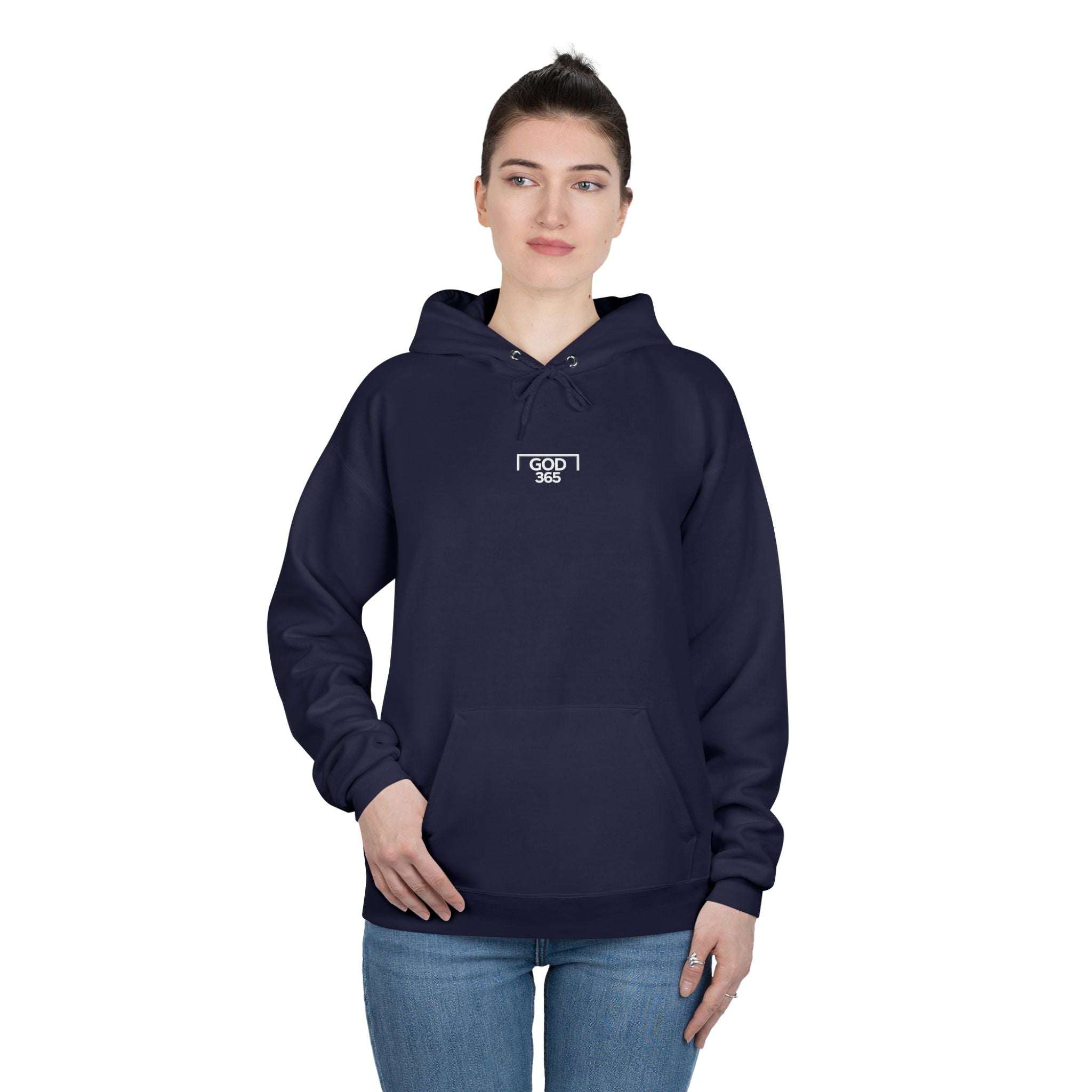 GOD 365 Hoodie | All Day 365 Cross Back Graphic Hoodie